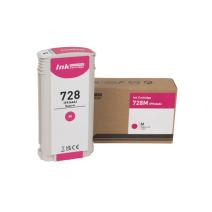 Cartuccia d'inchiostro compatibile F9J66A, no.728 M, 130ml per stampanti HP (ORINK BULK)